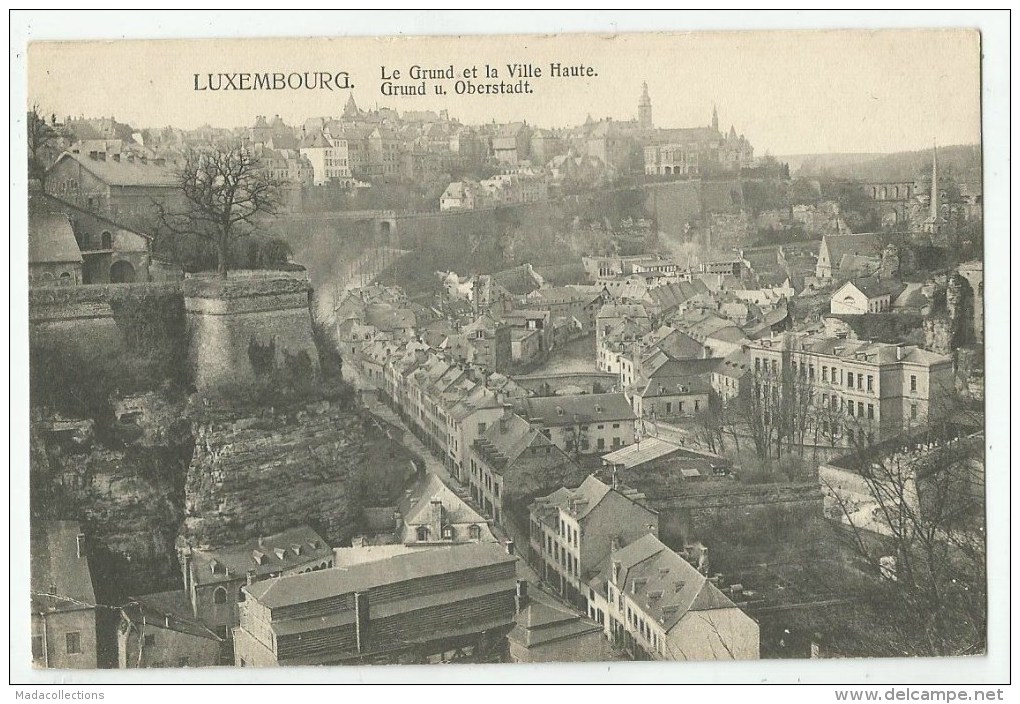 LUXEMBOURG - Le Grund Et La Ville Haute - Luxembourg - Ville