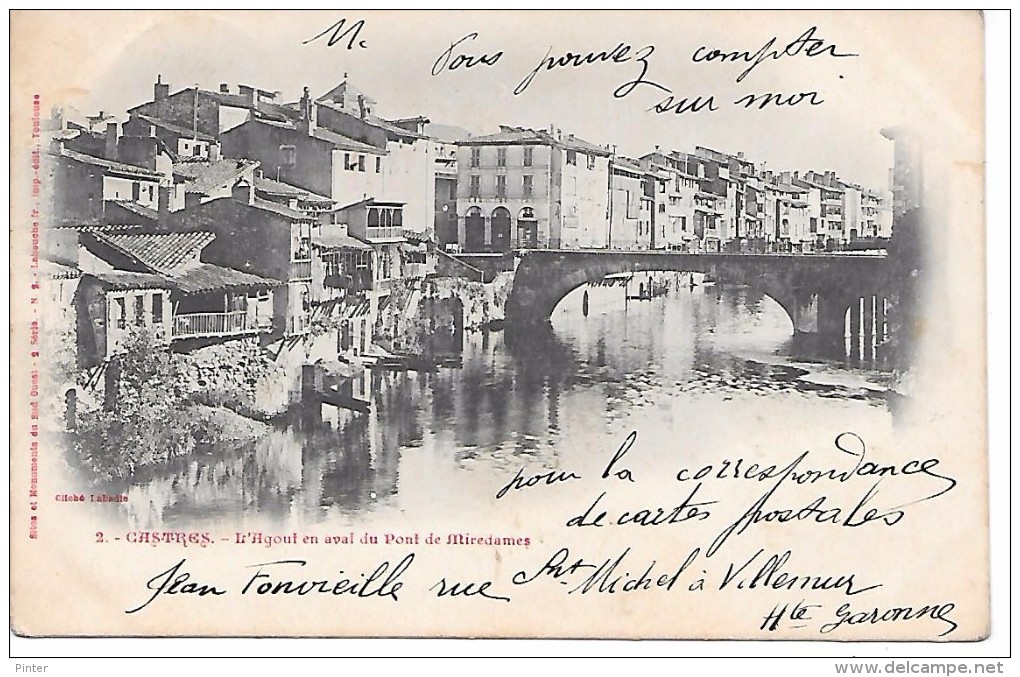 CASTRES - L'Agout En Aval Du Pont De Miredames - Castres