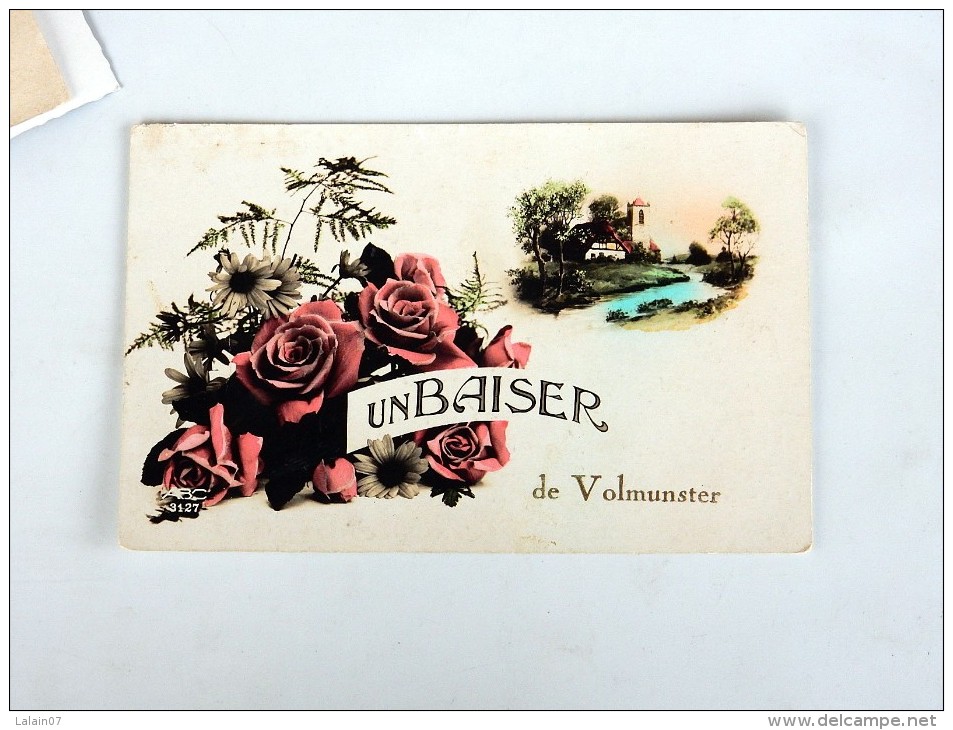 Carte Postale Ancienne : Un Baiser De VOLMUNSTER - Volmunster