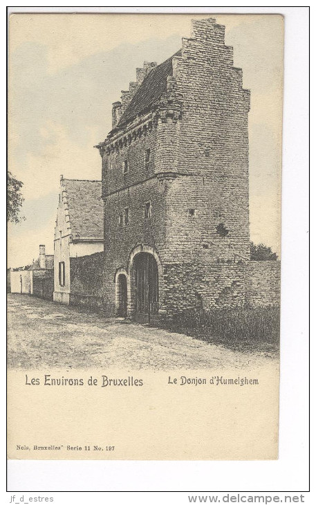 CP Environs De Bruxelles. Le Donjon D'Humelghem Humelgem  Légt Colorisé Vers 1905 Nels - Dilbeek