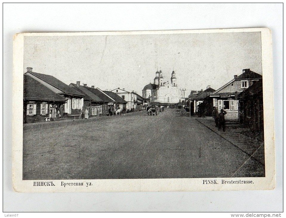 Carte Postale Ancienne : BELARUS , BIELORUSSIE : PINSK - Belarus