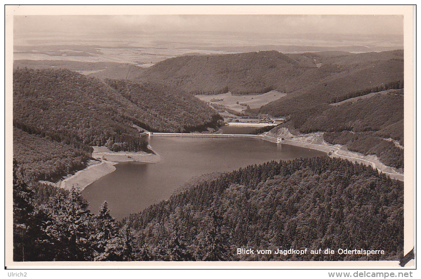 AK Blick Vom Jagdkopf Auf Die Odertalsperre (13539) - Bad Lauterberg