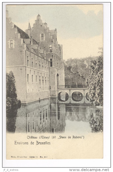 CP Château D'Elewijt Steen De Rubens Environs De Bruxelles.   Colorisé Vers 1905 Nels - Zemst