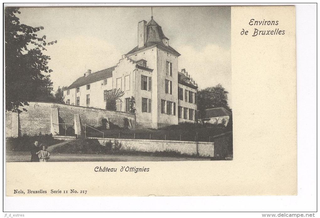 CP Château D'Ottignies Environs De Bruxelles. Colorisé Vers 1905 Nels - Ottignies-Louvain-la-Neuve