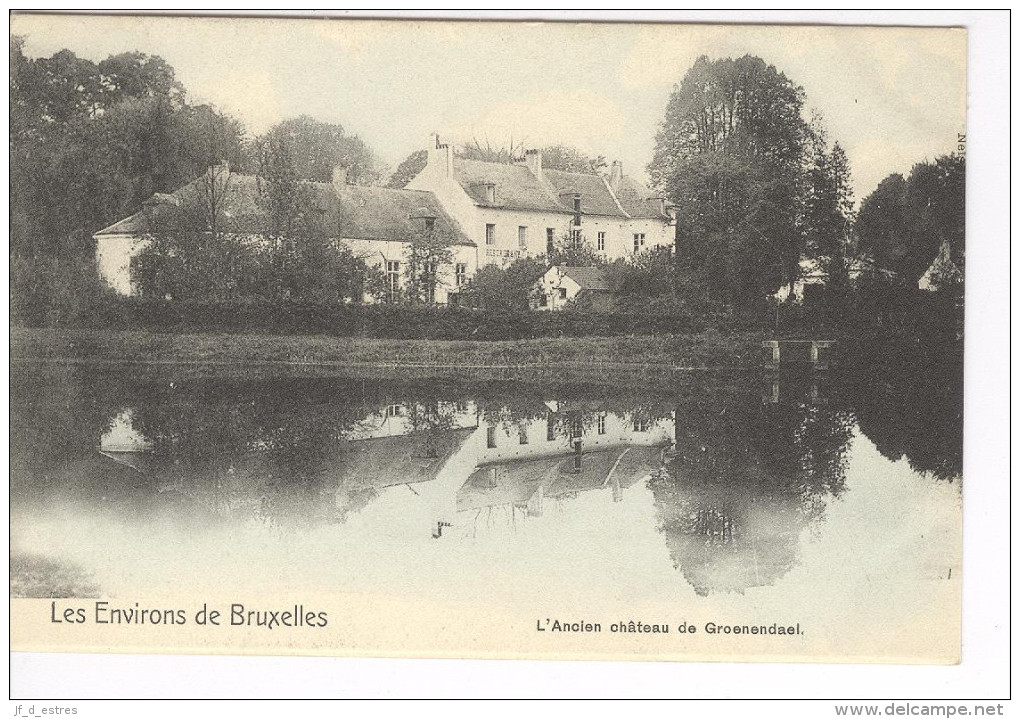 CP L'ancien Château De Groenendael Environs De Bruxelles. Colorisé Vers 1905 Nels [?] - Hoeilaart