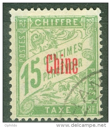Chine   Taxe   3 Ob  TB - Postage Due