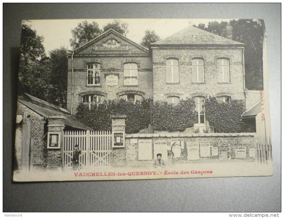 Vauchelles Les Quesnoy Ecole Des Garçons - Autres & Non Classés