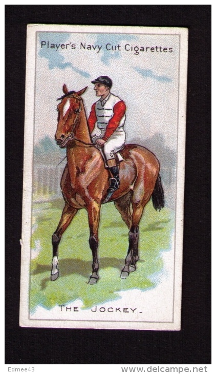 Petite Image (trade Card) Cigarettes John Player, « Riders Of The World » (cavaliers), N° 32, Jockey - Player's