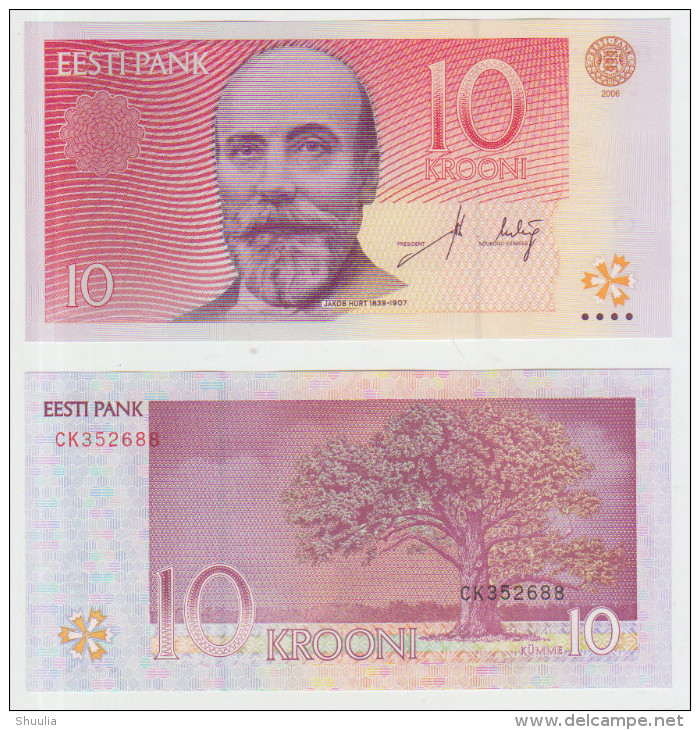 Estonia  10 Kroon 2006 Pick 86 UNC - Estonia