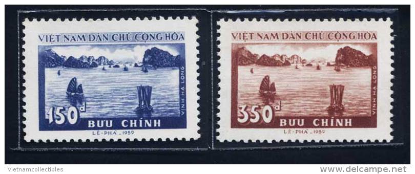 North Vietnam Viet Nam MNH Stamps 1959 : Ha Long Bay / Boat (Ms047) - Vietnam