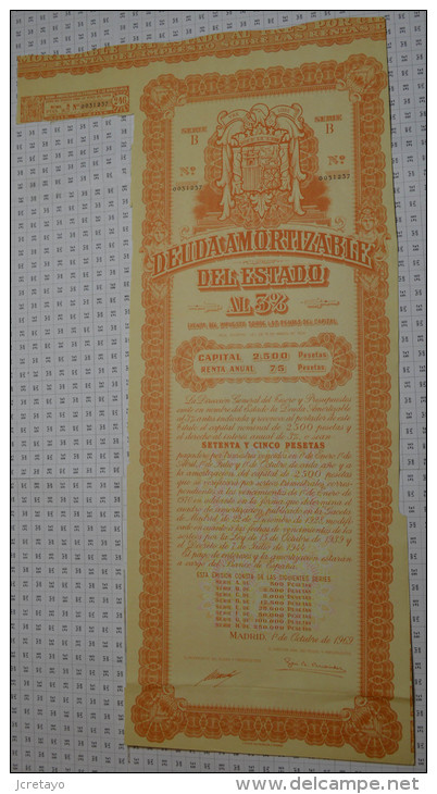 Deuda Amortizable Del Estado à Madrid - Banco & Caja De Ahorros