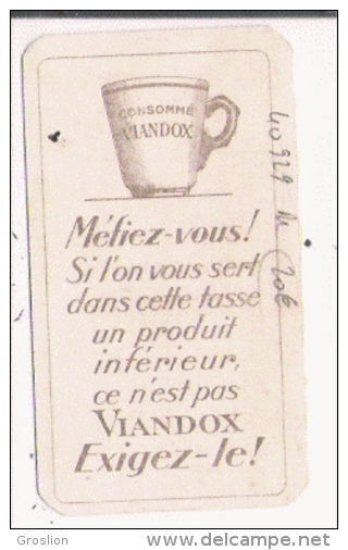 VIANDOX CARTE PARFUMEE ANCIENNE PARFUMEE A L'ORCHIDEE - Anciennes (jusque 1960)