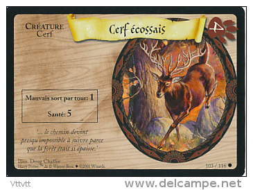 Trading Card Game, HARRY POTTER : Cerf Ecossais, 103/116 - Harry Potter