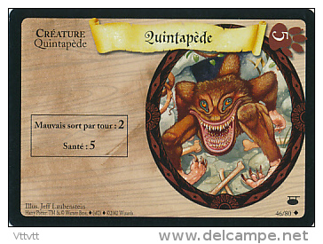 Trading Card Game, HARRY POTTER : Quintapède, 46/80 - Harry Potter