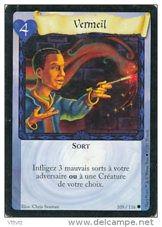 Trading Card Game, HARRY POTTER : Vermeil,Sort, 109/116 - Harry Potter