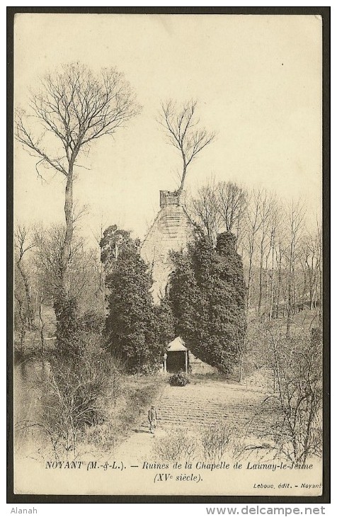 NOYANT Ruines De La Chapelle De Launay Le Jeune (Lebouc) Maine & Loire (49) - Autres & Non Classés