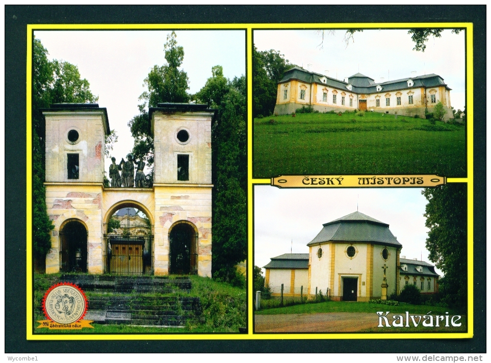 CZECH REPUBLIC  -  Kalvarice  Multi View  Used Postcard As Scans - Czech Republic