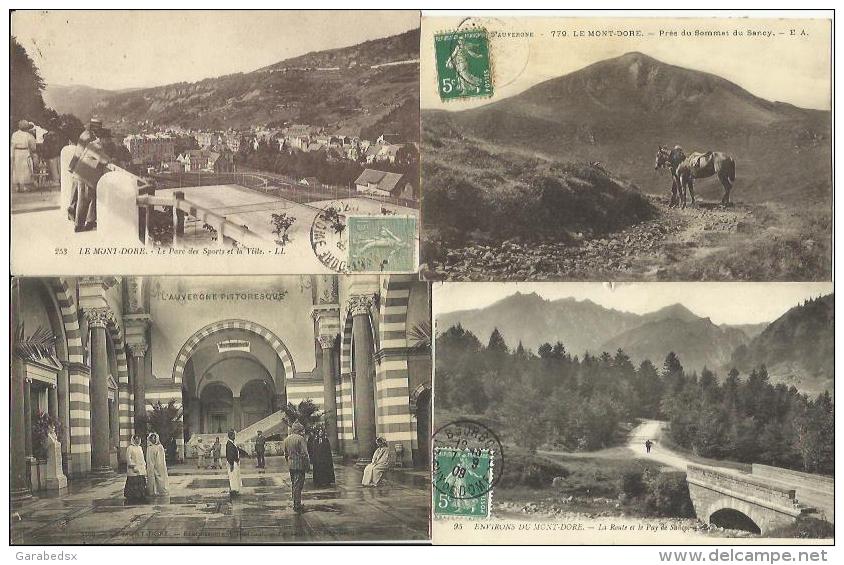 LOT DE 120 CARTES POSTALES ANCIENNES DE LE MONT DORE ET SES ENVIRONS (PUY DE DÔME) (LOT N°2). - Le Mont Dore