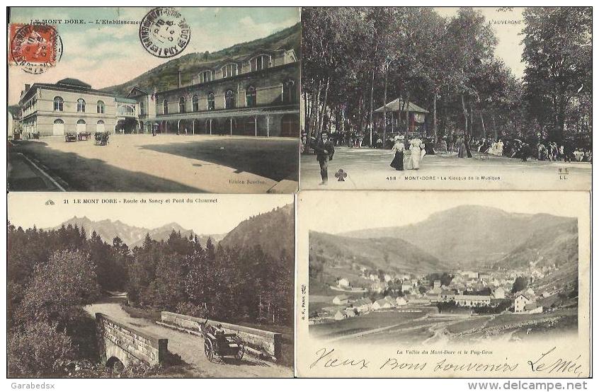 LOT DE 120 CARTES POSTALES ANCIENNES DE LE MONT DORE ET SES ENVIRONS (PUY DE DÔME) (LOT N°2). - Le Mont Dore