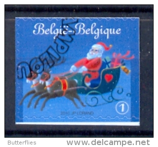 Belgie - 2010  - OBP - 4087   -  Kerstzegels  - Gestempeld  -  Stampilou - Op Fragment - Oblitérés