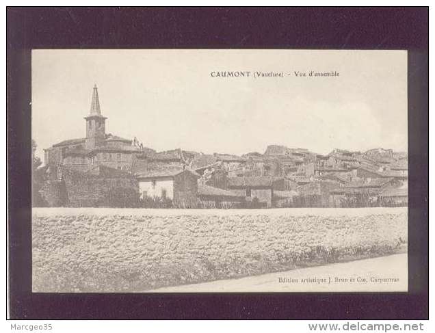 84 Caumont Vue D'ensemble  édit. Brun - Caumont Sur Durance