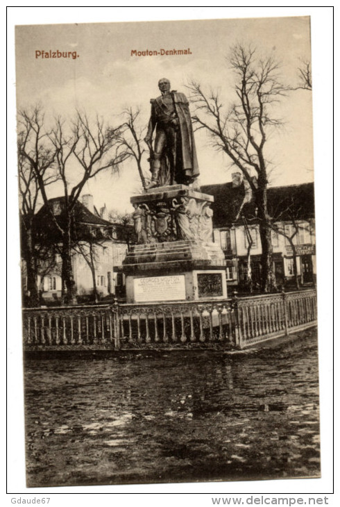 PFALZBURG / PHALSBOURG (57) - MOUTON DENKMAL - Phalsbourg