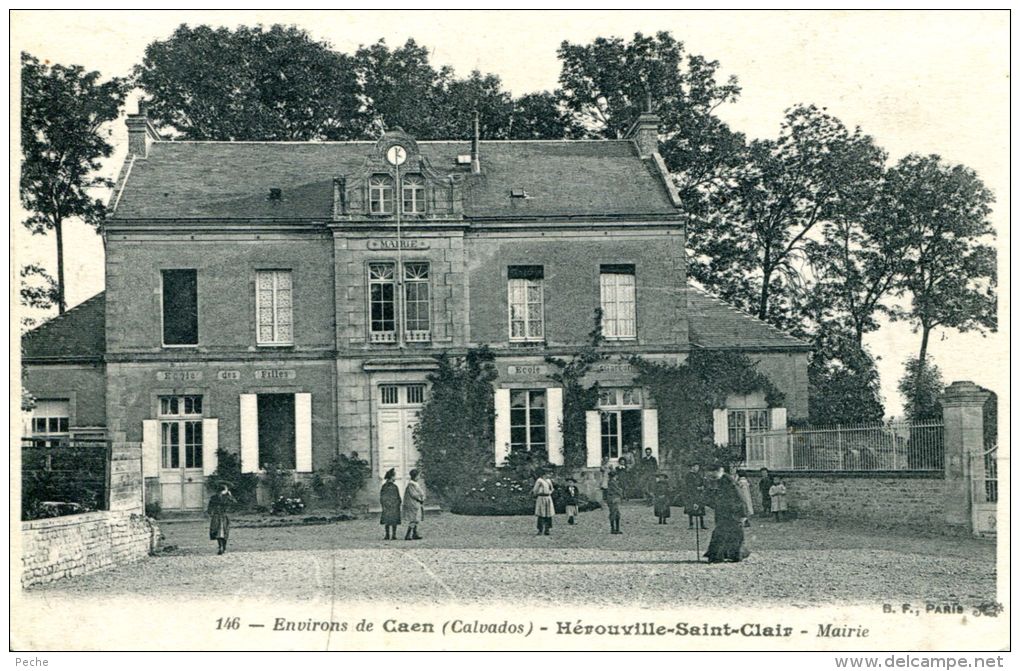 N°5739A -cpa Herouville Saint Clair -mairie- - Herouville Saint Clair