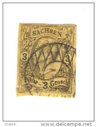 Stamp - Old Germany States, Sachsen - Saxony