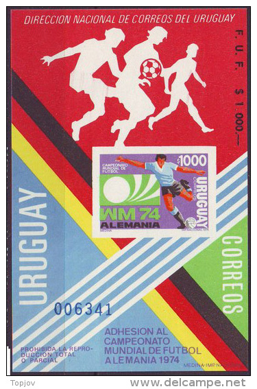 URUGUAY - OLYMPICS - FOOTBALL  CHAMPIONS  - **MNH - 1974 - RARE - 1974 – Germania Ovest