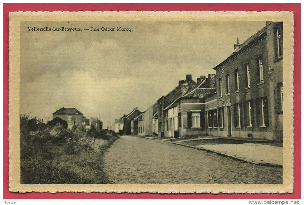 Vellereille-lez-Brayeux - Rue Oscar Marcq  ( Voir Verso ) - Estinnes