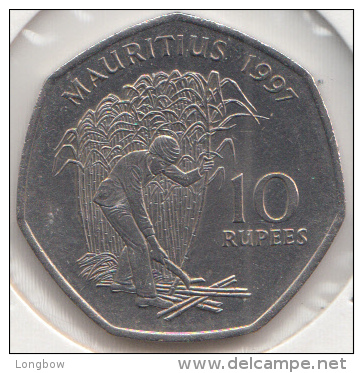 Mauritius 10 Rupees 1997 - KM#61 - Used - Maurice