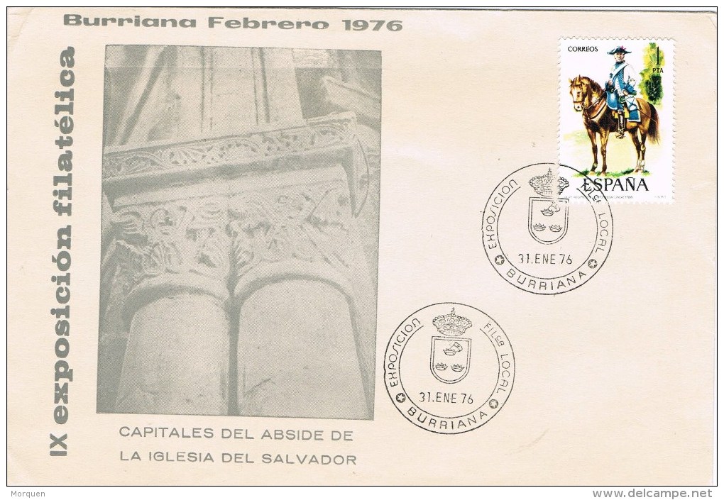 12332. Carta BURRIANA (Castellon) 1976. Iglesia San Salvador - Cartas & Documentos