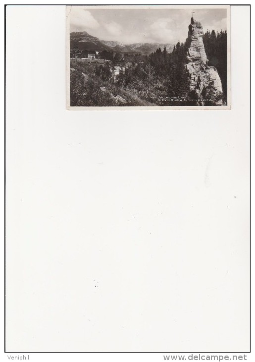 VILLARD  DE LANS -LA ROCHE POINTUE  AVEC LE COL DE L'ARC  1940 - Villard-de-Lans