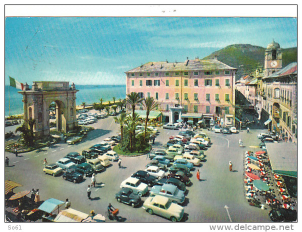 3966.   Finale Ligure - Piazza Garibaldi - 1960 - Other & Unclassified