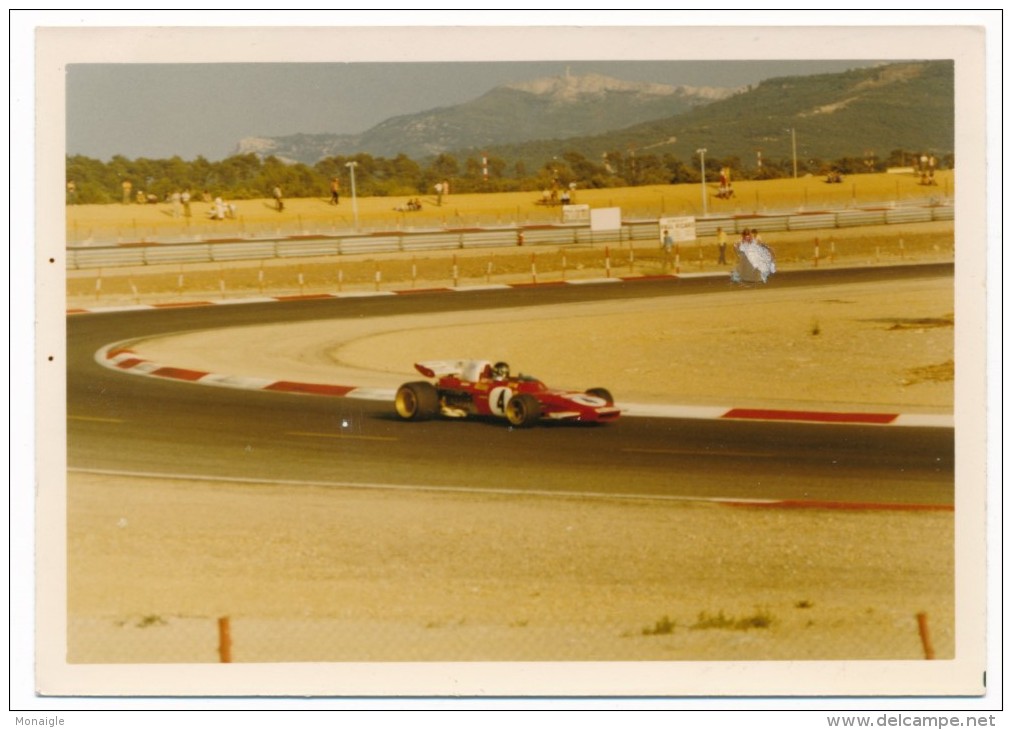 Photographie - Foto - Photo  Circuit Paul Ricard 3 Juillet 1971 GP De France F1  J. ICKX  FERRARI 312 B2 - Automobiles