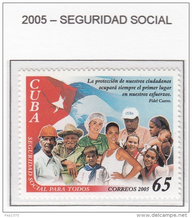 CUBA 2005 - SEGURIDAD SOCIAL - 1 SELLO - Ungebraucht