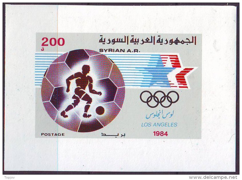 SYRIA - OLYMPIC  LA - FOOTBALL - BOXING - SWIMIMG - WRESTLING  - **MNH - 1984 - Neufs