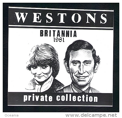 Brittania Wine Label 1981 - Other & Unclassified