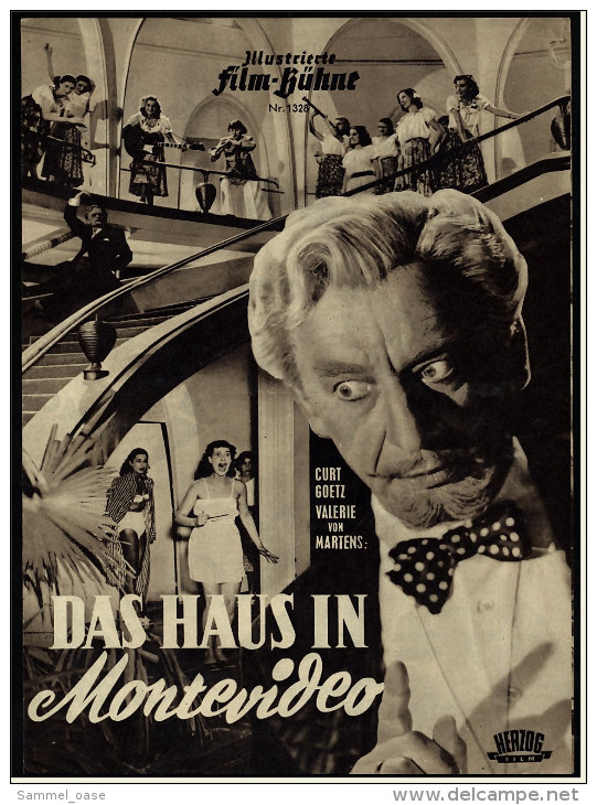 Illustrierte Film-Bühne  -  "Das Haus In Montevideo" -  Mit Curt Goetz  -  Filmprogramm Nr. 1328 Von Ca. 1951 - Revistas