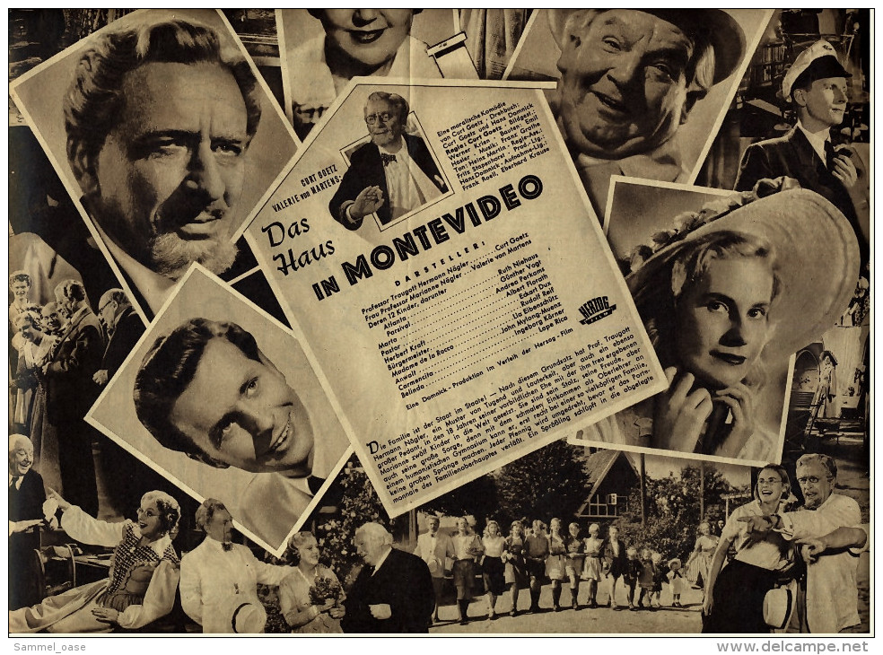 Illustrierte Film-Bühne  -  "Das Haus In Montevideo" -  Mit Curt Goetz  -  Filmprogramm Nr. 1328 Von Ca. 1951 - Revistas