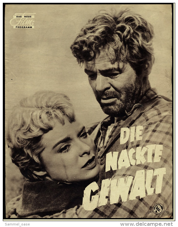 Das Neue Film-Programm Von Ca. 1955  -  "Die Nackte Gewalt"  -  Mit James Stewart  -  Janet Leigh - Magazines