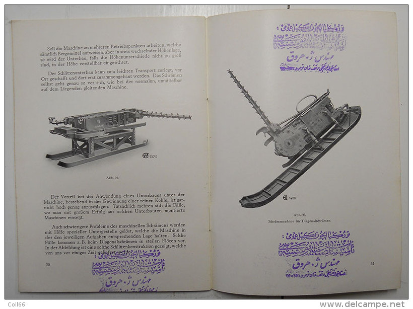 1926 Catalogue Gebrüder Eickhoff Maschinenfabrik Machines Exploitation Mines De Charbon Coal Et Timbres Fiscaux Turquie - 1900 – 1949