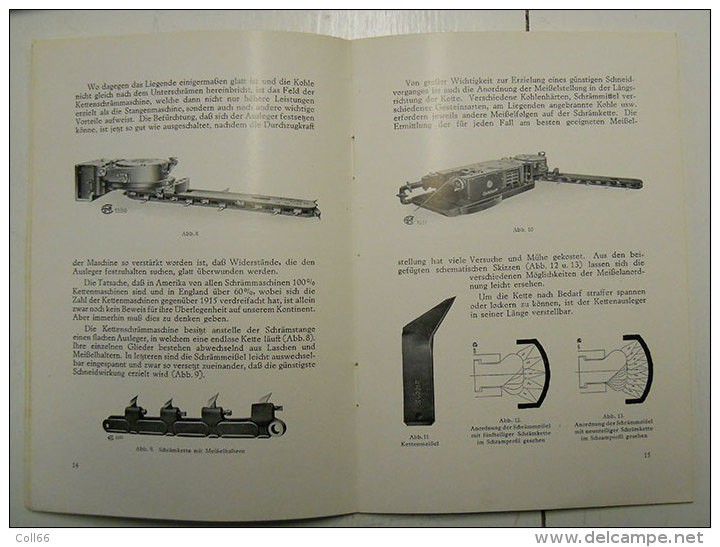 1926 catalogue Gebrüder Eickhoff Maschinenfabrik Machines exploitation Mines de charbon coal et timbres fiscaux Turquie