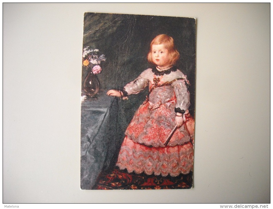 AUTRICHE VIENNE WIEN KUNSTHISTORISCHES MUSEUM VELASQUES L'INFANTE MARGUERITE THERESE EDITE COMITE  DE L'ENFANCE - Museen