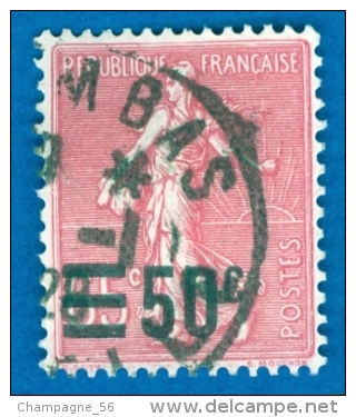 1926 / 27  N° 224  SEMEUSE  OBLITÉRÉ DOS CHARNIÈRES - Oblitérés