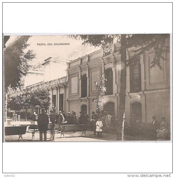 CCRTP4066D-LFTD10326.Tarjeta Postal DE CACERES.casas,arboles,bacos,personas,balneario,BAÑOS DE MONTEMAYOR.Caceres. - Cáceres