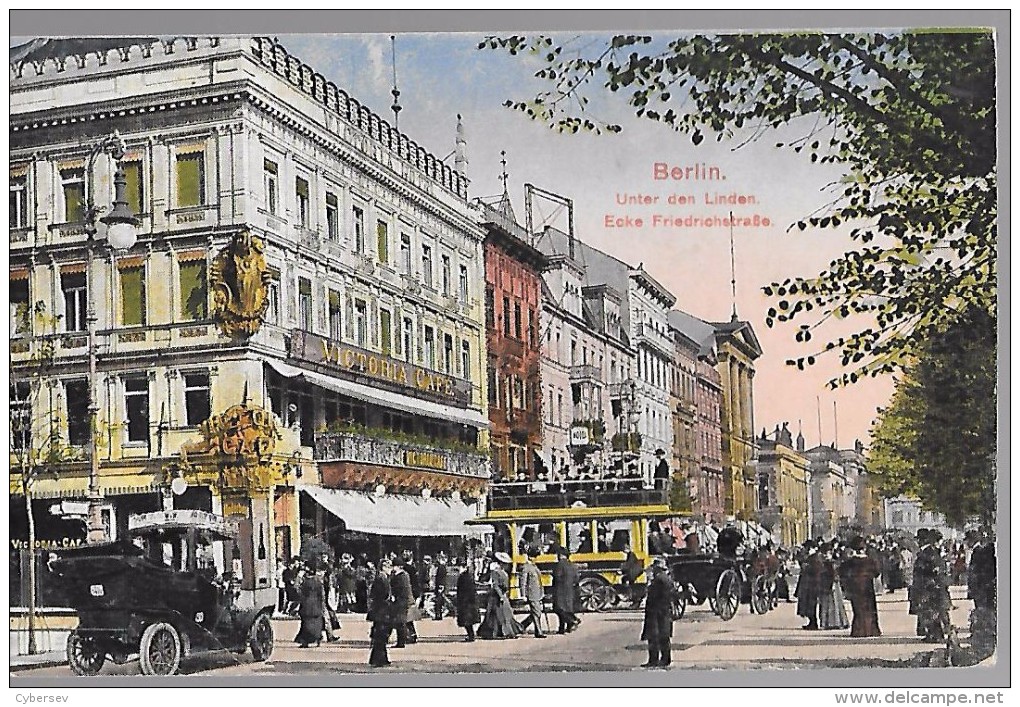 BERLIN - Unter Den Linden - Ecke Friedrichstrasse - Friedrichshain