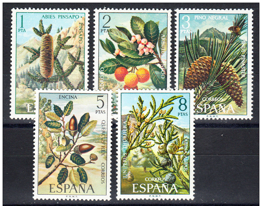 ESPAÑA 1972 EDIFIL Nº 2085/2089. FLORA   NUEVA SIN CHARNELA. SES130GRANDE - Nuevos