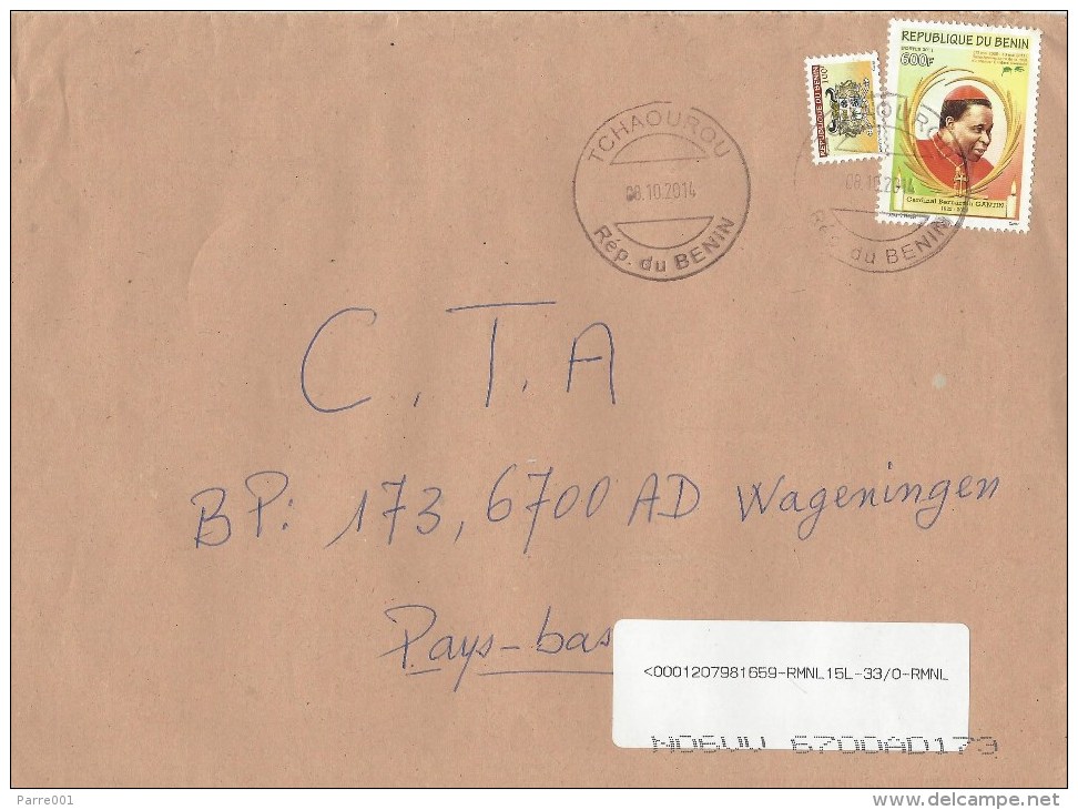 Benin 2014 Tchaourou Cardinal Gantin 600f Armory 100f Cover - Benin – Dahomey (1960-...)