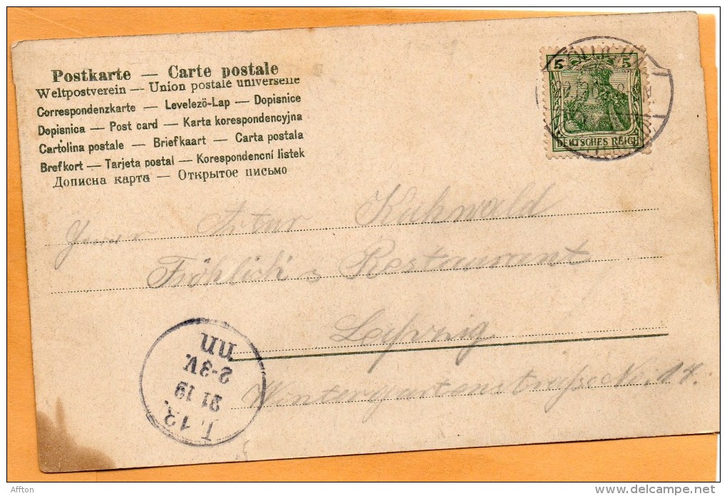 Gruss Aus Sollichau Bahnhof 1900 Postcard - Other & Unclassified